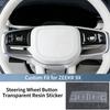 FOR ZEEKR 9X Silicone Patch for Central Control Buttons Interior Seat Buttons, Anti Scratch and Anti Drip Decorative Accessories
