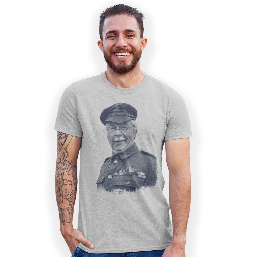 Clive Dunn Corporal Jones T-Shirt Don't Panic Classic Comic Actors Birthday Gift