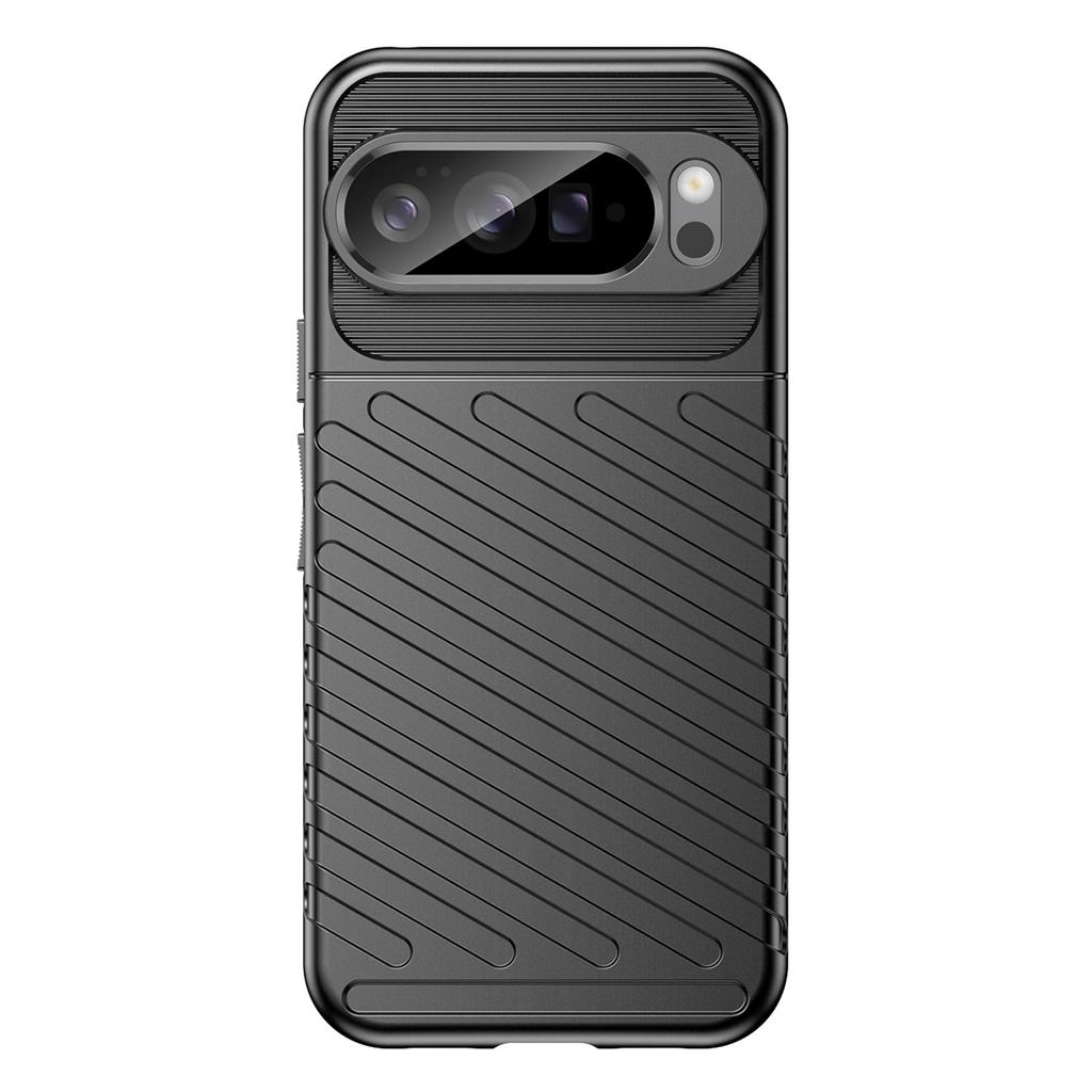 Pro Google Pixel 10 Pro XL Pouzdro Keprová Textura TPU Nárazuvzdorný Ochranný Kryt na Telefon