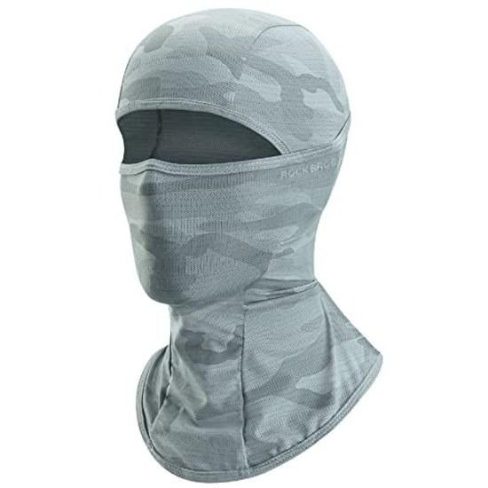 ROCKBROS Balaclava Summer Use Cooling Face Cover Beanie UV Cut Sunburn Prevention Breathable Lightweight Quick-Drying Stretchable Cycling Motorcycle