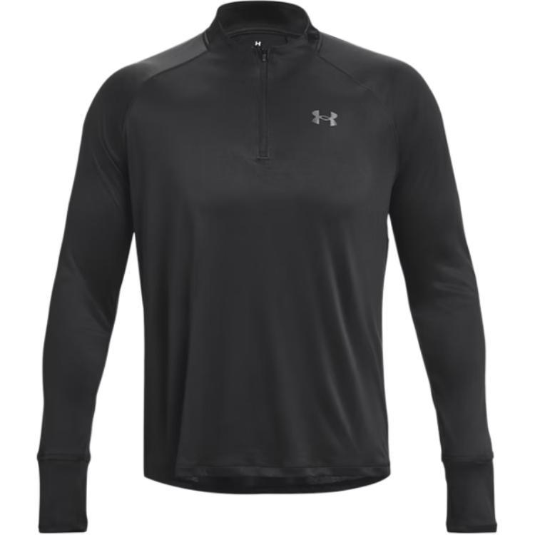 Under Armour Iso-Chill Up Pace Zip Top Black Men s 1377877-001 S
