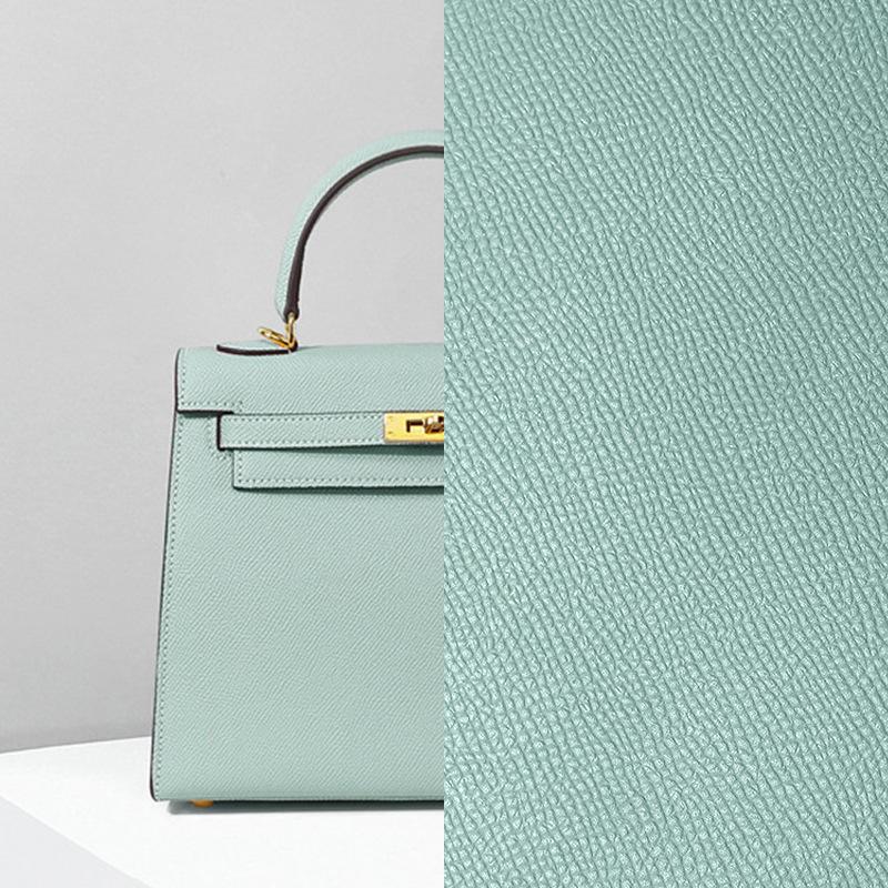The Second Generation Kelly Bag Palm Pattern Cowhide Shoulder Bag Women's Leather Versatile Commuter Messenger Portable Kelly Bag