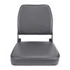 Folding Boat Seat Low Back Boat Chair Comfortable Padded Pontoon Boat Seat with Backrest