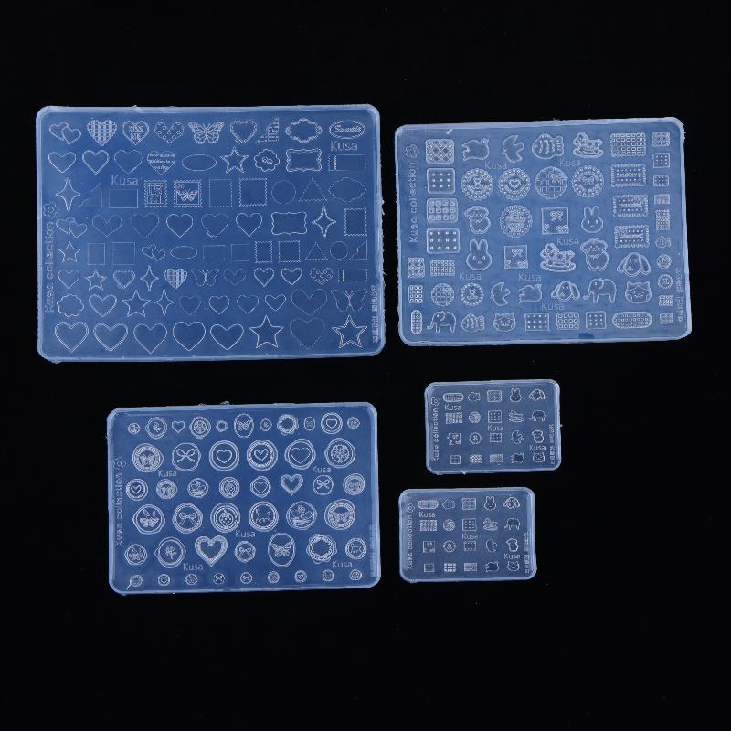 Cookie Baking Nail Mold Dog & Rabbit Fish Manicure Charms Supplies For Crafting Diy Nail Art Mold Gel Design Tools Accessories