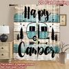2D flache Fotografie Kulisse Fotografie Kulisse Camping Freude Wohnwagen 100% Polyester Party Dekorationen Verwendung für Geeignet