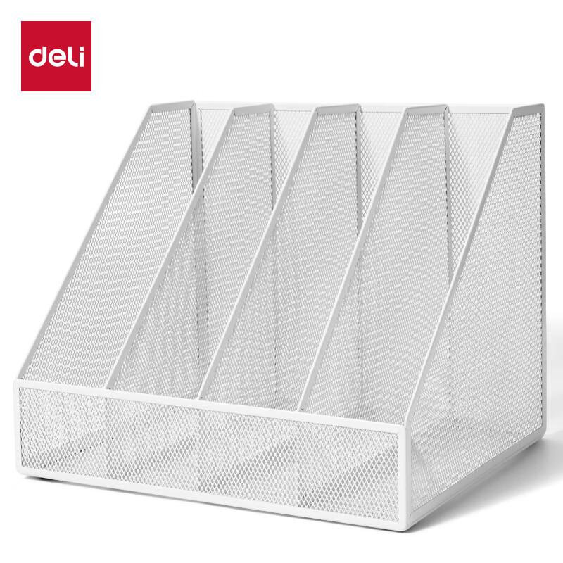 Deli 4-Tier Metal Mesh Desktop File Organizer 4-Tier