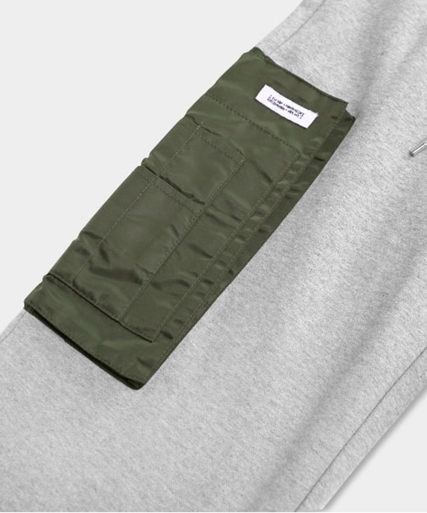 Aimnaseohyumeonbiing Pocket Detail Sweatpants - Gray
