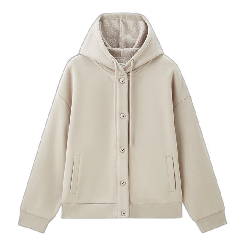 

Женская куртка с капюшоном на флисовой подкладке Giordano XL