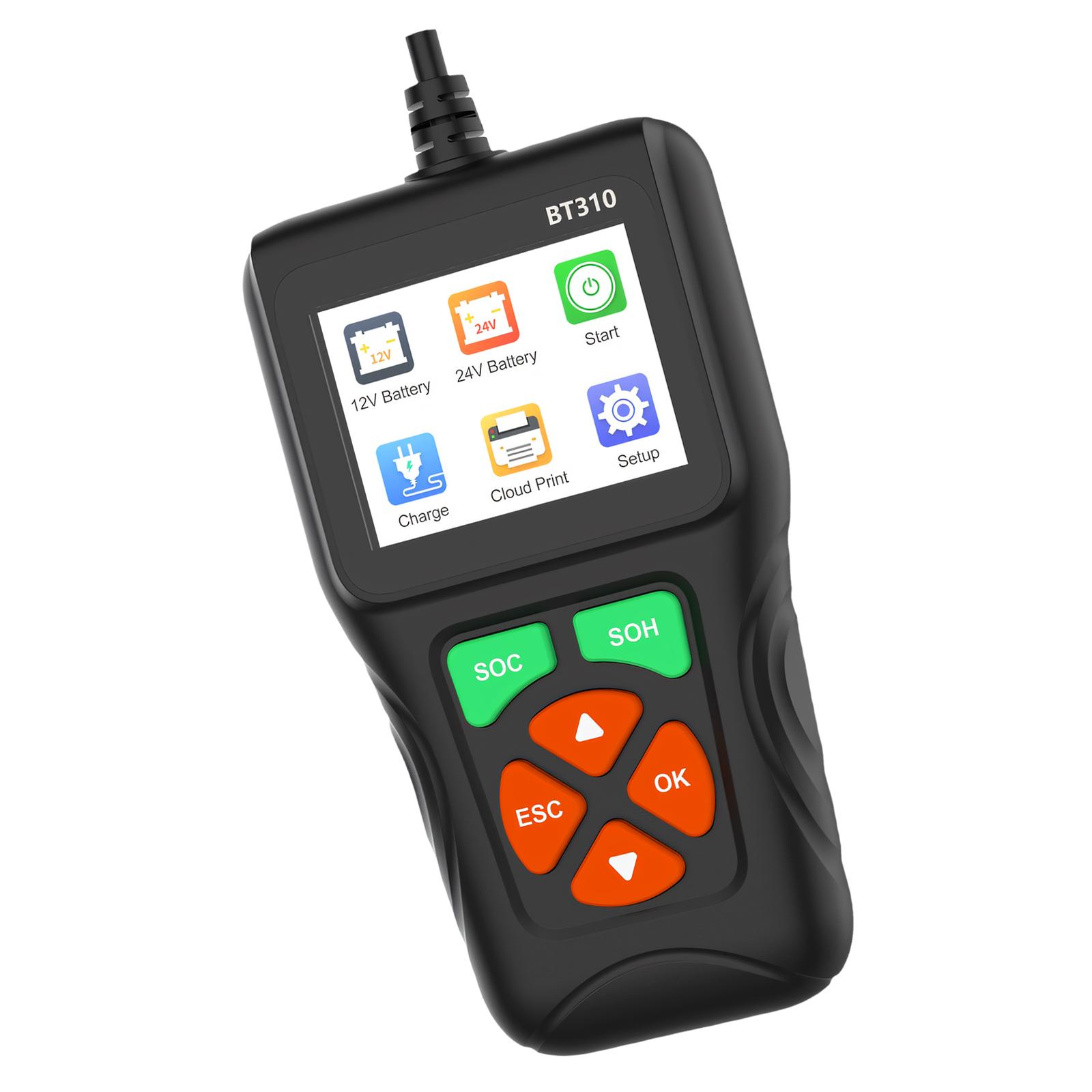 Multipurpose Car Battery Tester For Reliable Voltage And Current Measurement Car Battery Analyzers 1 чёрный