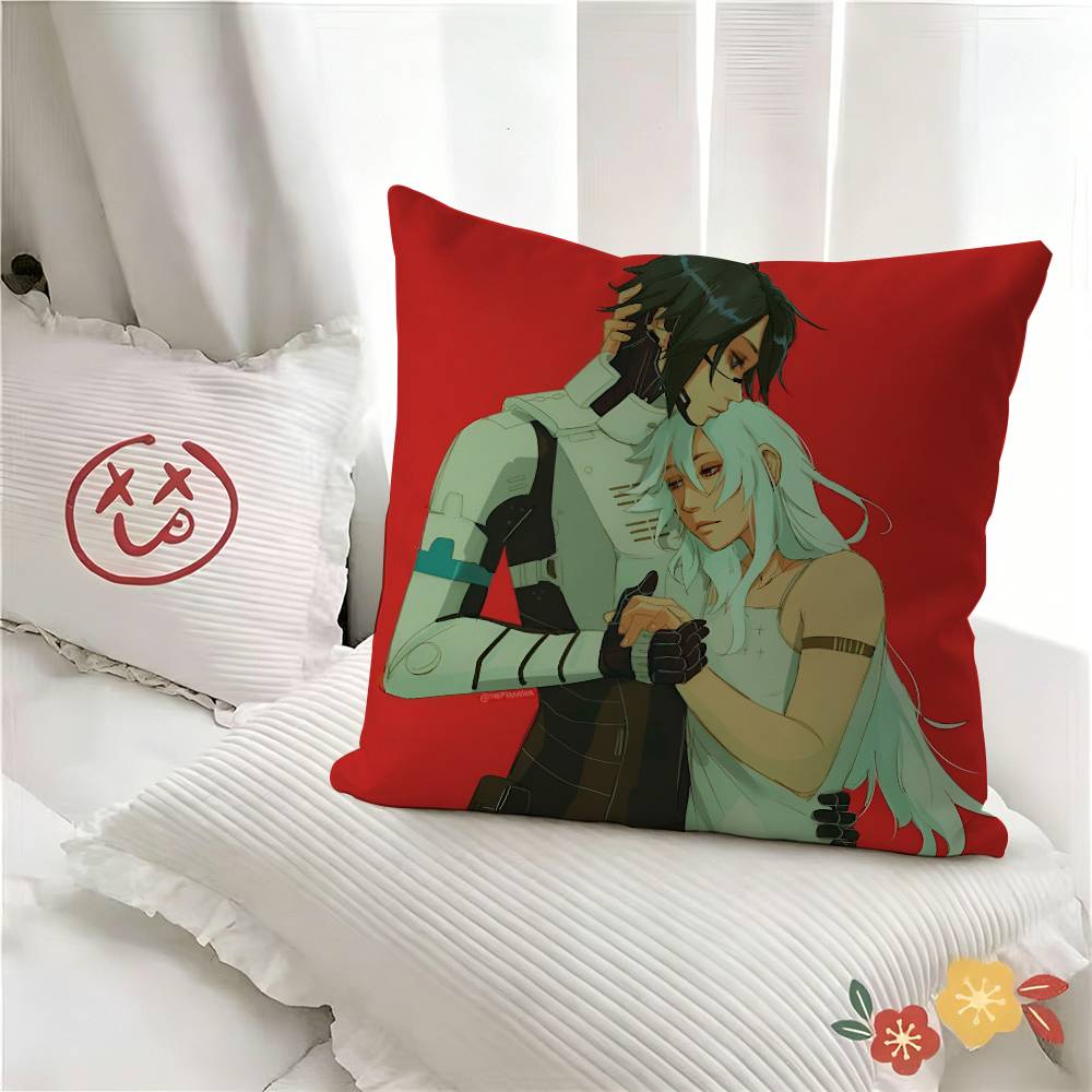 Pc Signalis Horror Indie Game Pillow Case Fashion Square Pillowcase Bedroom Sofa Room Ins Decoration Leisure