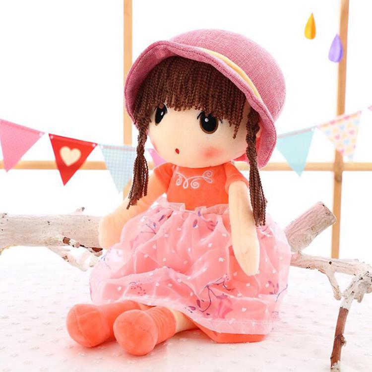 Princess Phile Plush Doll - Cute Bedtime Pillow and Birthday Gift for Little Girls