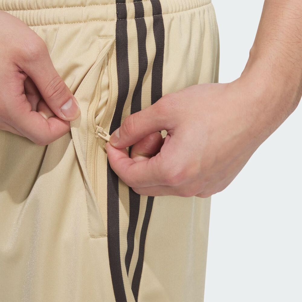 Adidas Originals Classic Sports Series Retro Minimalist Comfortable Versatile Casual Pants Unisex Bottoms Mist-Light-Brown JL8403