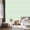 Wallpaper Stripes white and mint, white background for living room and bedroom 50x1000