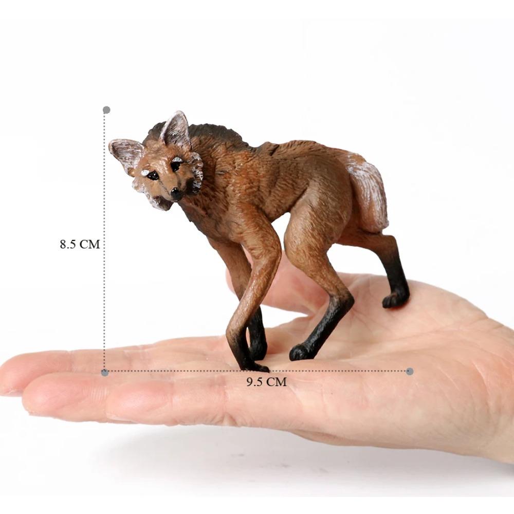 Realistische Wilde Dieren Arctische Wolf Buidelwolf Gorgonops Manenwolf Model Actiefiguren Jungle Bos Dier Speelgoed voor Kinderen