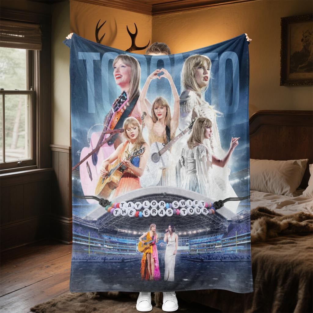 Era Celebration Concert Plush Blanket Soft Comfortable All Seasons blanket Sofa Office Naps blanket Outdoor Travel throw Perfect Gift