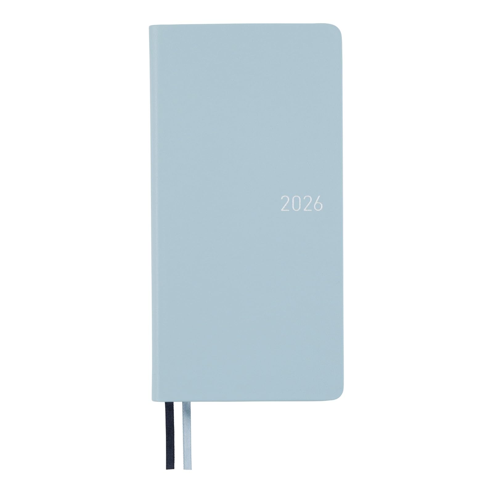 

Hobonichi Techo 2026 Weeks Fine Январь Еженедельный Тонкий Вертикальный Классический/Снежно-голубой, Начало, Планировщик, Слева,