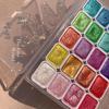 Pearlescent 20-Color Watercolor Set for Painting and Nail Art
