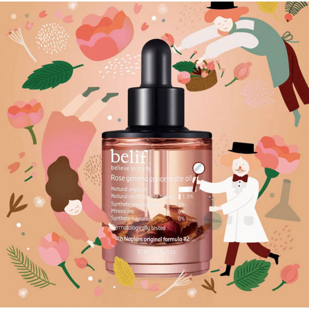 belif Rose Gemma Konzentratöl, 30ml, 1 Einheit
