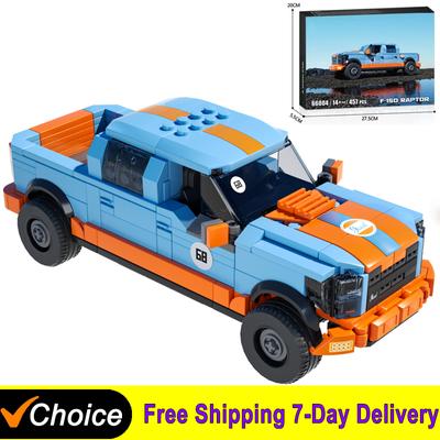 NEW F-150 Pickup Truck Building Blocks City Freight Truck Model MOC Car Bricks Desktop Display Kids DIY Toys Christmas Gifts