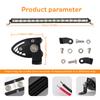 20inch 54w LED Work Light Bar Single Row Driving Lamp (Spotlight + Floodlight)