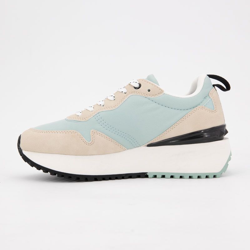 Baskets vert d'eau bayle semelle épaisse Femme US POLO