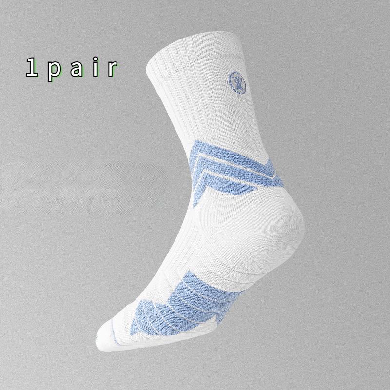 

Розмір 39-44 Чоловічі баскетбольні шкарпетки Махрова підошва Спортивні шкарпетки One-size синій