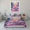Floral Bedding Set with Lamentations 3:25 Bedding set (1 duvet cover, 2 pillowcases, duvet not included)
