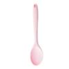 5 Color Food Grade Silicone Long-handled Soup Spoon Solid Color Kids Spoon Kitchen Silicone Spoon Flatware Utensils Accessories