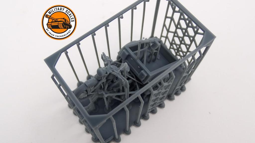 IDAP Technology 1/72 Scale Italian Benelli M36 Three-Wheeled Motorcycle 3D Printer Kit PD72015