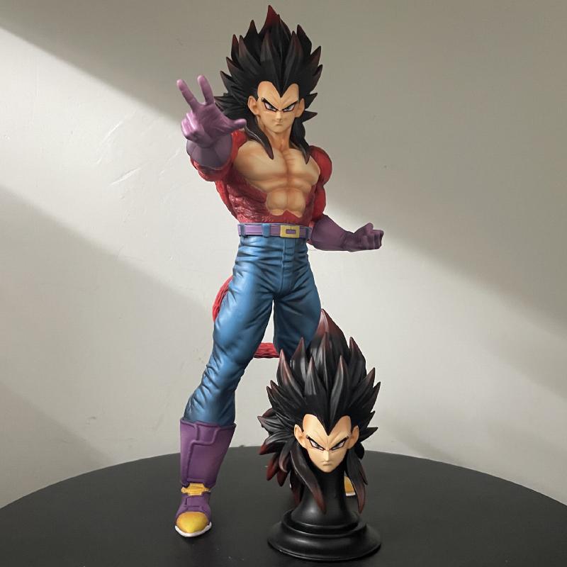 31cm JJ Dragon Ball Z Action Figure SSJ4 Vegeta Figurine Manga Super Saiyan 4 Figuras Toys Anime GK Statue Model Ornament Gift