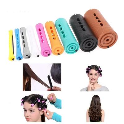 To Hair Elastic Rubber Band Care DIY Hair Curling Hair Rollers Hair Cold Wave Rod Perm Rollers