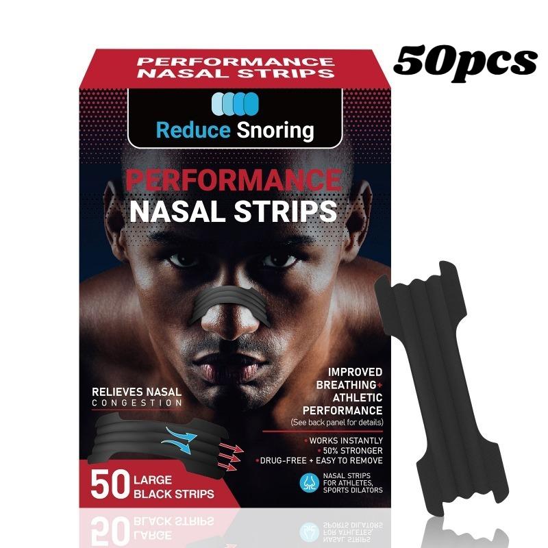 50PCS Extra Strength Breathing Nose Strips Better Sleep Anti Snoring Adult Child Use Anti Snoring