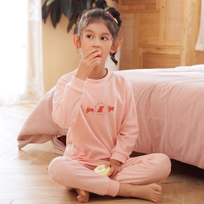 Children's A-Class Cotton Thermal Underwear Set - Thickened Velvet, Autumn Clothes & Pants