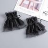 Detachable Ruffle Collar and Cuffs Lace Embroidered Accessory Set for Shirt Dresses Costumes and Event Wear Set
