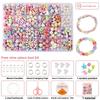 Children Bead Crafting Set Colorful Plastic Materials Handmade Accessories Gift