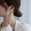 Niche Beauty Ji Pearl Simple Stud Earrings Women's New Trendy Temperament Earrings High-end Small Fragrant Style Earrings