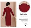 2025 Autumn Elegant Slimming Two-Piece Style Dress for Middle-Aged and Elderly Women