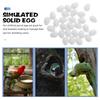 10pcs Realistic Dummy Eggs Multi-size Parrot Eggs Model Simulation Bird Eggs  For Budgie Cockatiel