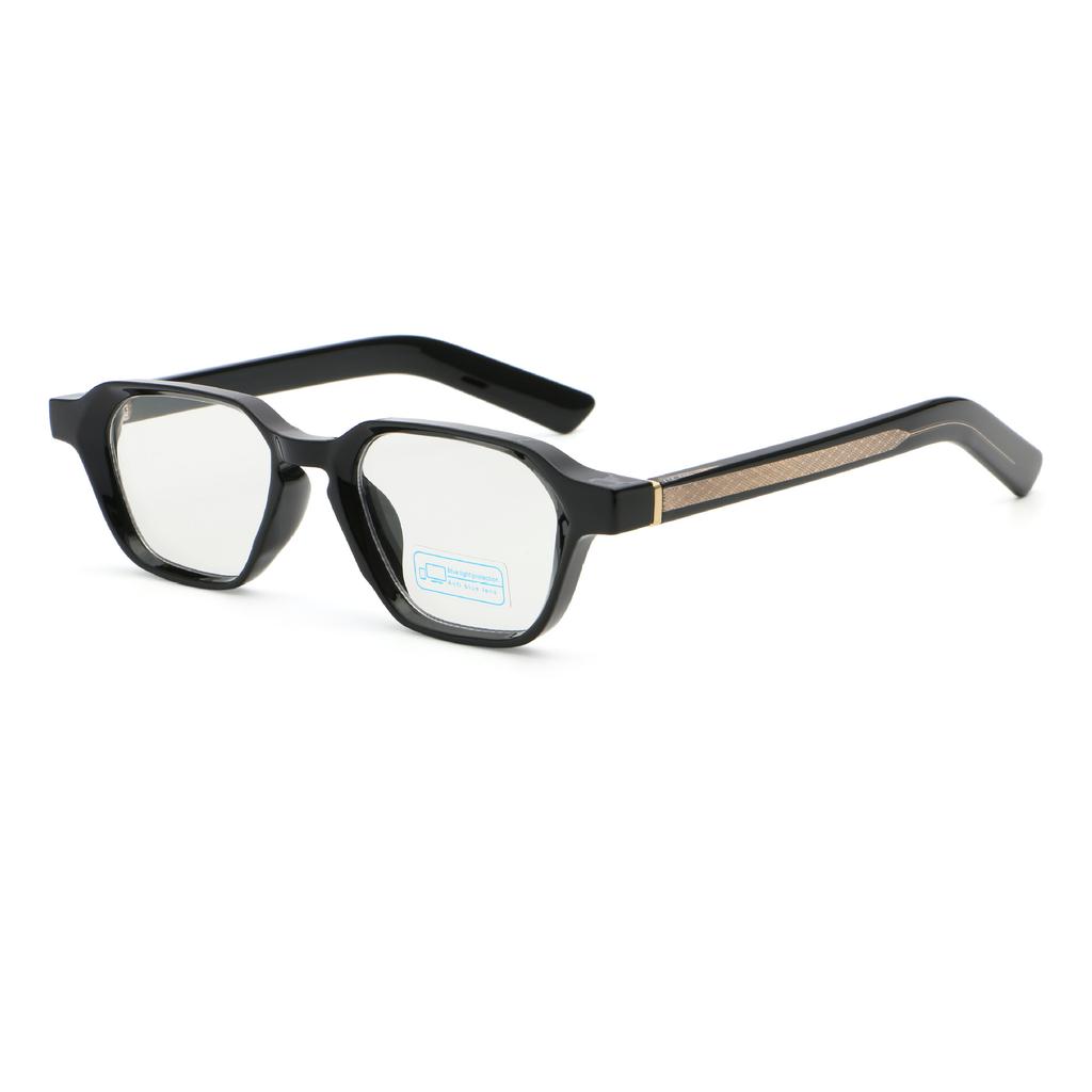 Vintage Square Retro Sunglasses - Propionate PC Frame with Pin-Leg Design, UV Protection & Face-Slimming Effect