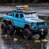 1:28 Mercedes Benz G63 AMG 6×6 Off Road Pickup Truck Alloy Metal Diecast Model Car Sound And Light Pull Back Children's Toy Gift