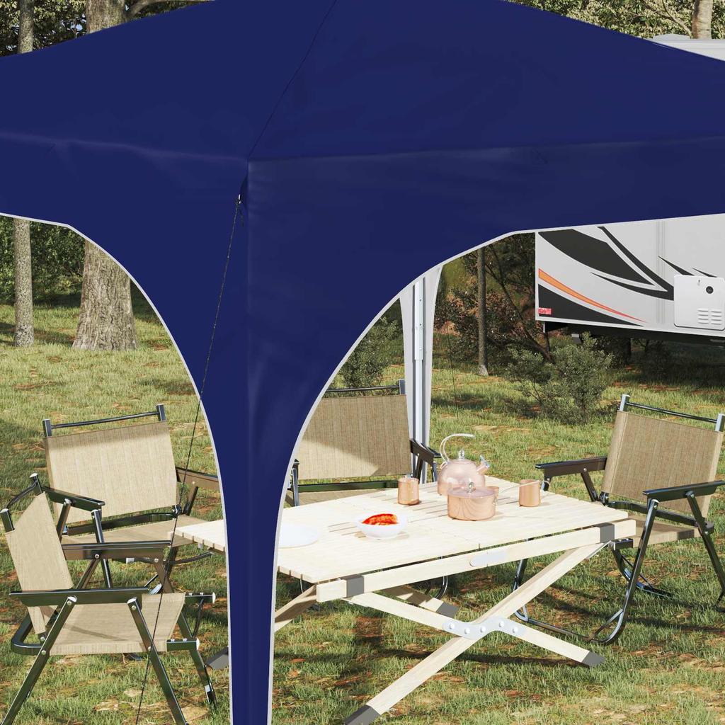 Pop Up Party Tent 290 X 290 X 245 Cm Blue