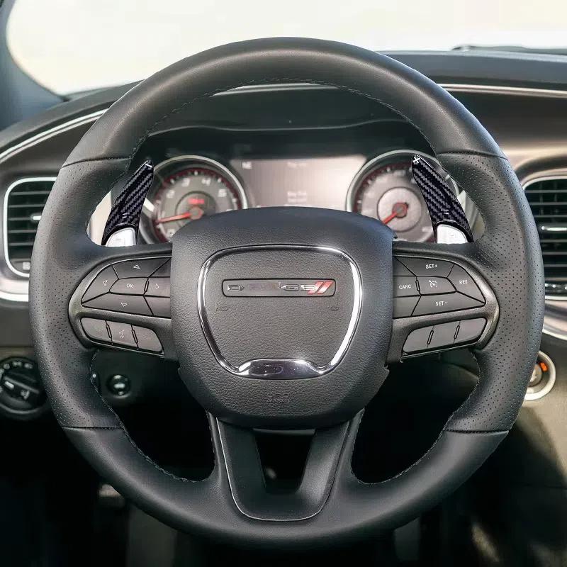 Car Steering Wheel Paddle Shift Extension for Jeep Grand Cherokee 2014-2021 Dodge Durango 2014-2023 Charger Challenger 2015-2024