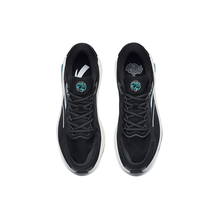 Anta Urbane Leichte Low-Top Laufschuhe Herren Sneaker Schwarz Grün 112235556-2