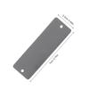 10pcs Stainless Steel Name Plate 70X25Mm Blank Metal Tags For Engraving Diy Industrial Machinery Signage Craft
