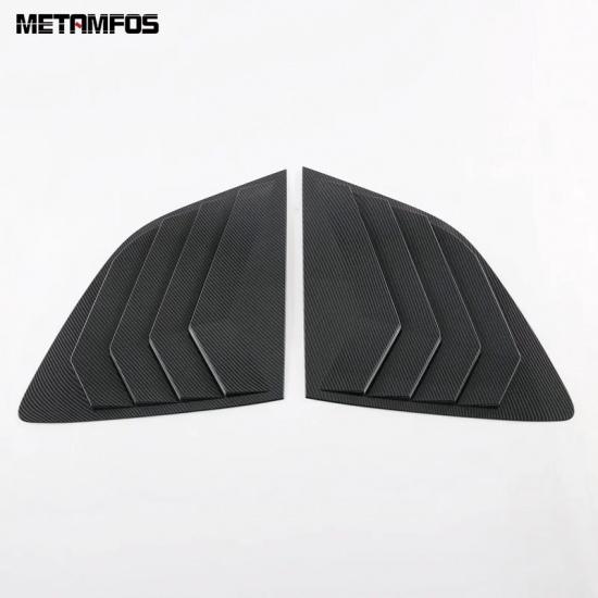 For Honda CR-V CRV  2024 2025 Carbon Fiber Rear Window Louvers Shutter Spoiler Cover Trim Exterior Accessories Car Styling