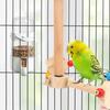 Automatic Bird Water Dispenser Snap-Lock Suspended Water Bottle Drip-Proof Cage Mount Feeder For Small Parakeet Cockatiel