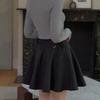 Playboo Skater Skirt W Inner Pants Black