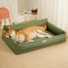 Dog Beds Large Sized Dog,Washable Dog Sofa Bed for Large Dogs,Comfy Supportive Egg-Crate Foam Pet Couch Bed with Removable Cover