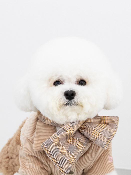 

foreverybari reversible padded scarf (check/beige padding) free