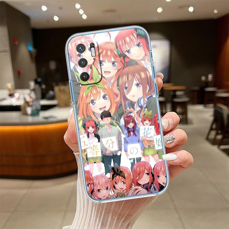 RE47 Nino Miku Itsuki Nakano Transparent Phone Case for Motorola Moto G7 G8 G9 G84 G85 G73 G24 G15 Z2 Play Power Plus